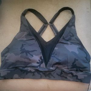 ZYIA Active Forest Camo Adjustable VMesh Sports Bra, NWT Size XXL